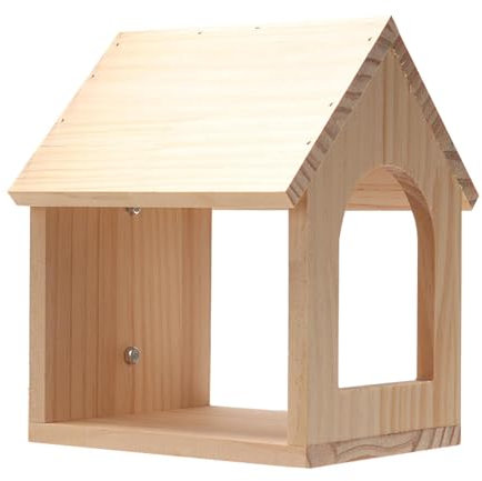 Vogelbox – Hängehaus für Voliere, rustikale Holzhütte | Design mit Loch für kleine Vögel, Vogelhäuser, Verwendung im Freien, Conure Onesting Box für Gärten, Balkon, Bäume, Assu