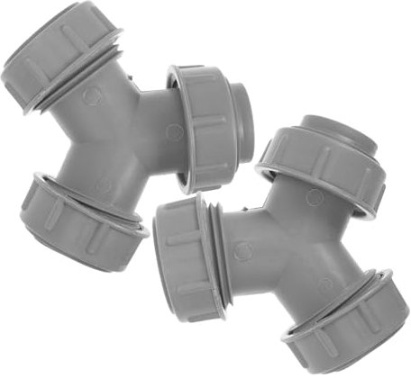 Gadpiparty 2pcs Way PVC Elbow Dishwasher Hose Adapter Sink Drain Pipe Adapter y Hose Connector Sink to Kitchen Plug