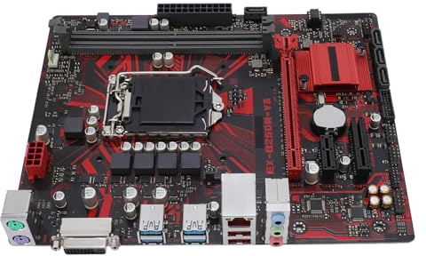 ZASCHMOY Ex-B250M-V3 M-ATX Desktop Motherboard con Supporto DDR4 2400MHz, compatibilità LGA 1151 per gli Slot di Espansione LGA 1151 per gli Slot di Espansione PCI E 3.0 E l'output DVI