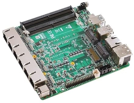 13th 12th Gen I3 I5 I7 Nano ITX Motherboard 6 Lan I226-V 2*DDR5 M.2 X86 Industrial Router Mainboard(AD600NA6L(I7-1255U))