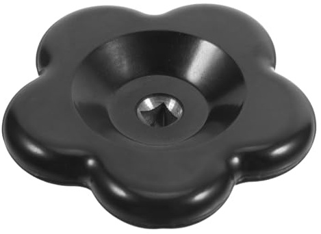 TIKODIDA Poignée de Vanne Radiateur en Bakélite Emboîtage Métallique Carré, Volant pour Robinet D’Eau et Vanne Industrielle