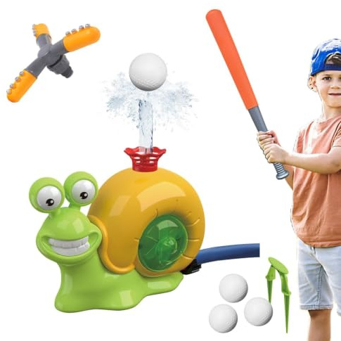 Water Sprinkler Baseball Toy Leak Proof | Shockproof for Pools Water Toys, Backyard Lawn Garden, Outdoor Summer Water Fun, Kids Outdoor Sprinkler