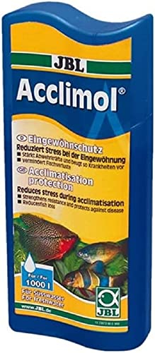 JBL Acclimol 2307300 Wasseraufbereiter für Süßwasser-Aquarien zur Neueingewöhnung von Fischen, 500 ml