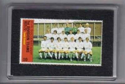 SUN Soccerstamp football team picture stamp in fridge magnet Leeds United