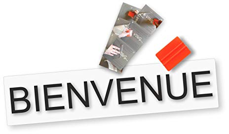 Decooo.be Wandtattoo Willkommen (Schwarz)