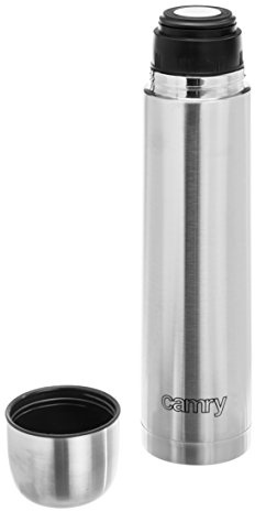 Camry Thermosflasche, Edelstahl, Silber, 34,6 x 9,5 x 9,2 cm, 1 Einheiten