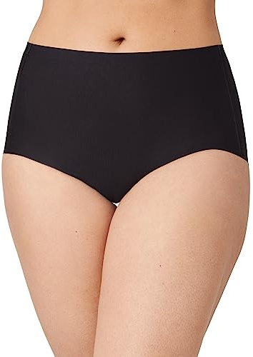 Wacoal Women's Women's Body Base Brief Panty, Black, Large