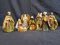 Belladecora 2X Krippenfiguren-Set aus Poly, 8-teilig, 3-11 cm