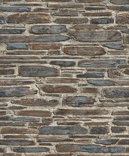 Rasch Tapeten Vliestapete (natürlich) Grau 10,05 m x 0,53 m Tapetenwechsel 863420
