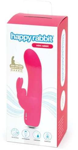 Happy Rabbit Mini Rabbitvibrator - Rosa, 132.6 g