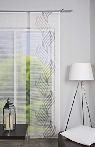 Home fashion QUERSTREIFEN Bedruckt, GRAU, 245 x 60 cm