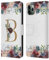 Head Case Designs Officially Licensed Nature Magick Letter B Flowers Monogram Floral Gold Leather Wallet Case Compatible With Apple iPhone 11 Pro Max
