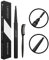 LAVOSSY Bartfüllerstift, füllen und definieren Sie Ihren unregelmäßigen Bart mit dem Bartstift, wasserfester Bartstift für Herren, mehrfarbig (1 Stück (1er Pack), Black)