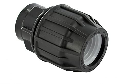 Centrale Brico Raccord Droit à Compression Plastique F 26 x 34 pour Tube en polyéthylène