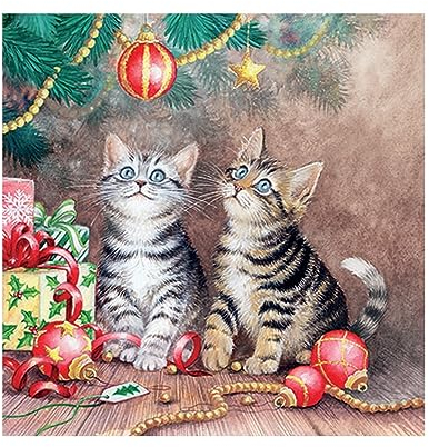 ServietteX-Mas Cats 20 Stück