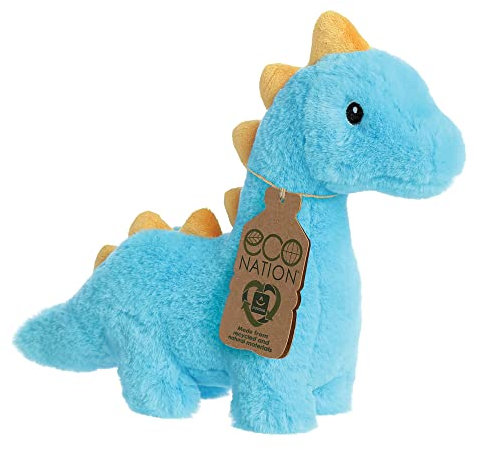 Aurora, 35056, Eco Nation Dipper Diplodocus, 20cm, Plüsch, Blau