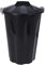 Spetebo Maxitonne 40L mit Deckel - schwarz - Universaltonne Mülltonne Abfalleimer Mülleimer