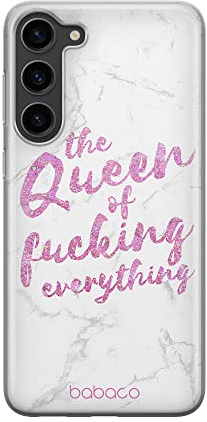 Babaco ERT Group Handyhülle für Samsung S23 Original und offiziell Lizenziertes Muster Queen 003 optimal an die Form des Handy angepasst, hülle aus TPU