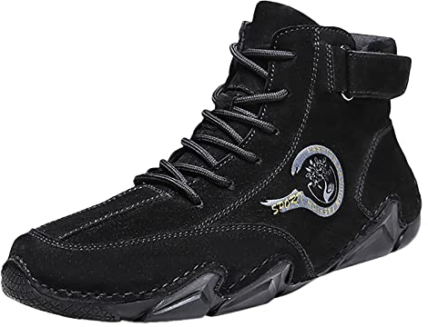 Scarpe da Arrampicata Scarpa Scarpe Uomo estive Eleganti Scarpe Uomo Palestra Stivali Uomo Gomma 1-Nero 8.99