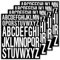 4 Hojas Letras Adhesivas,Pegatinas Letras,Pegatinas Letras Adhesivas,Letras Vinilo Adhesivas,2.5cm+5cm Letras Adhesivas Grandes,Impermeable,para DIY,Scrapbooking,Letreros,Buzón (Blanco)