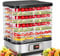 MEYKEY Essiccatori per Alimenti, Temperatura Regolabile da 35-70℃, Essiccatore frutta e verdura, 8 Pallet, 400W LCD