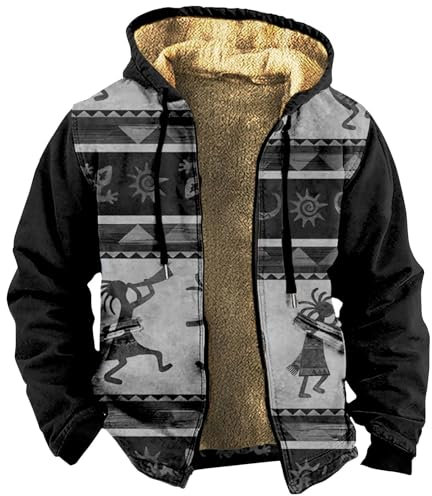 Sweatjacke Herren Poloshirt Herren 5xl Fahrrad Regenjacke Herren Sweatshirt Jacke Bomberjacke Beige Winterjacke Fahrradjacke Herren Jacke Herren Button Down Grobe Strickjacke(Light Gray,7XL)