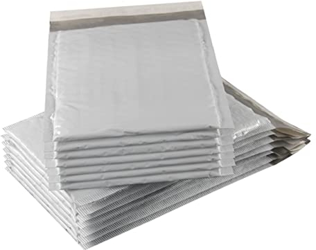 MAGICLULU 50stücke Graue Selbstklebende Poly-versandtaschen Posttasche Mit Klebeverschluss Poly Bubble Mailer Versandumschlag Aus Hochwertigem Material Kratzfest Und Stoßfest Für E-verpackun