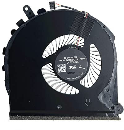 RAKSTORE Ventilateur de refroidissement de rechange pour ordinateur portable compatible avec HP Pavilion 17-CD 17-CD0022TX 17-CD0010TX 17-CD0026 TPN-C142 Cooler Fan ND85C14-18K14 ND85C15-18K15