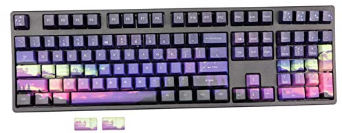 Dawn-Light Theme Dye- Subbed PBT Keycaps OEM Profile Fits FILCO Mechanical Keyboard Keycap Set For 110 Keys 71 Keys Light Theme Dye Subbed Pbt Keycap OEM Profile Fit FILCO Ikbc Keycaps 110 Key