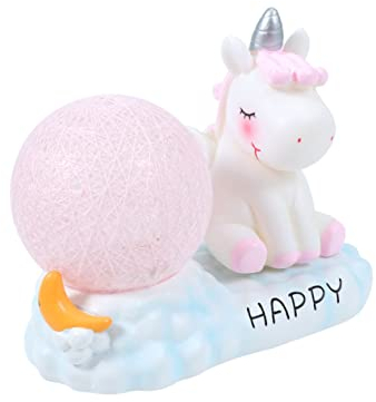Yardenfun Kreative Nachtlampe Einhorn Nachtlicht Einhorn Tischlampe Mini Kleine Tischlampe