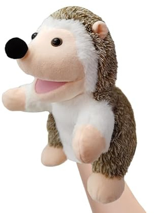 LOMTRATS 2026 Tierhandpuppen für Kinder,Kleinkind enthält Wolf,Tiger,Löwe,AFFE und bewegliche offene Münder,perfekt zum Geschichtenerzählen,im Vorschulalter und als Geburtstagsgeschenk