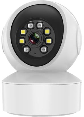 DIYTECH Cámara IP DIY-S49L Vigilancia Interior 1296P, WIIFI/LAN, Visión Nocturna en Color, Motorizada, Detección Humana, Alarma, Audio bidirecional