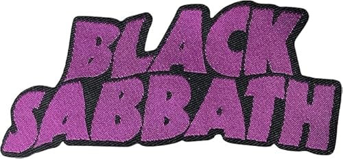 Black Sabbath - Cut Out - Logo Aufnäher DK Patch Gewebt & Lizenziert !!