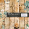 Scrapbook Papier Vintage Scrapbooking Papier, 24 Blatt Einseitiges Decoupage Papier Blumen Dekorpapier, Scrapbook Bastelpapier für Journal Scrapbooking, DIY Kartenherstellung, 30,5x30,5 cm/12x12 in