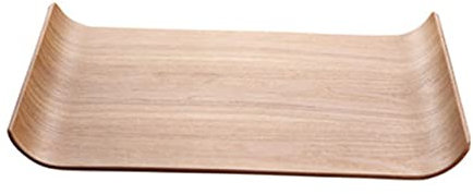 Cabilock Vassoio Quadrato in Legno Massello per Frutta E Dolci in Frassino Vassoio da Portata in Legno per La Colazione Elegante E Decorativo per Lesposizione di Cibo