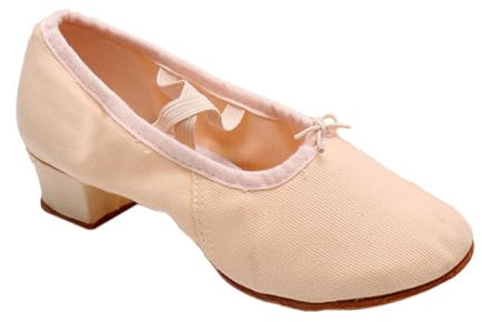 Homoyoyo Tanzschuhe Damen Ballettschuhe Mit Niedriger Sohle Elastisches Band rutschfeste Sohle Sanft Und Bequem Für Bühnenaufführungen Yoga Und Tanztraining