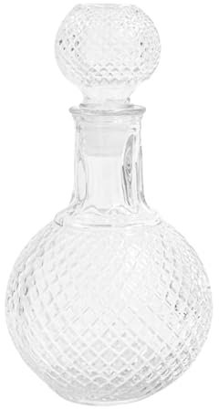 ROCKING GIFTS Glasflasche, 1 l, Gravur: dekorativ, Zuhause, Geschenk, Lagerung, Wasser