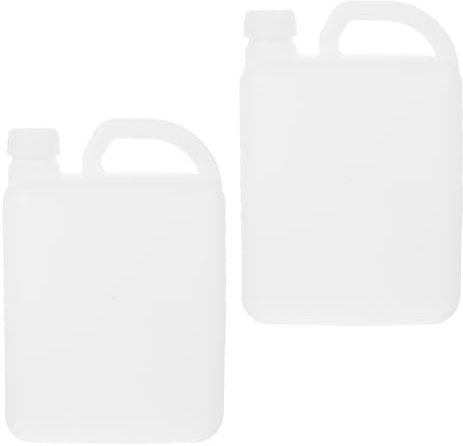 Amosfun 2 Pièces Bouteilles Plastique Couvercle Récipients de Stockage Réutilisables pour Jus Lait Portables pour Utilisation Pratique