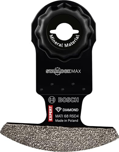 Bosch 1x Expert MATI 68 RSD4 Corner Blade | for Mortar, Soft Ceramic Tiles, Width mm, Cutting width 1,6 mm, Professional Accessory Multitool