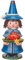Hubrig Volkskunst Räuchermännchen Wichtel Bratapfel - 14cm
