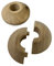 A4 Tech x2 (OC) Oak Unfinished/RAW Pipe Covers/Rad Rings/Pipe Rose/Collar- 15mm