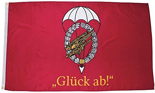 MFH Fahne, Fallschirmjäger, Polyester, Gr. 90 x 150 cm