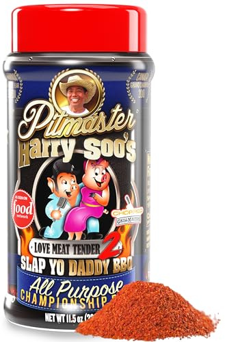 Slap Yo' Daddy Pitmaster Harry Soo's Slap Yo Daddy BBQ Rubs - All New (All Purpose Championship Rub - Love Meat Tender, 12oz)