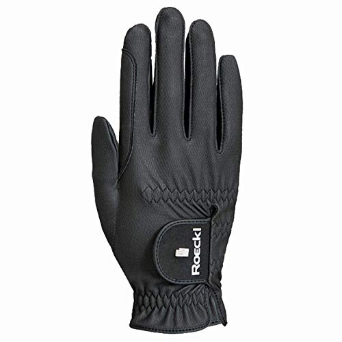 Roeckl Roeck Grip Pro Handschuh, Unisex, Reithandschuhe, Schwarz, Größe 7