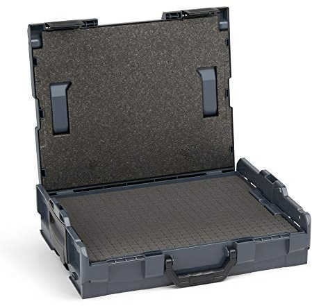 Bosch Sortimo L-Boxx 102 anthrazit mit Rasterschaumstoff