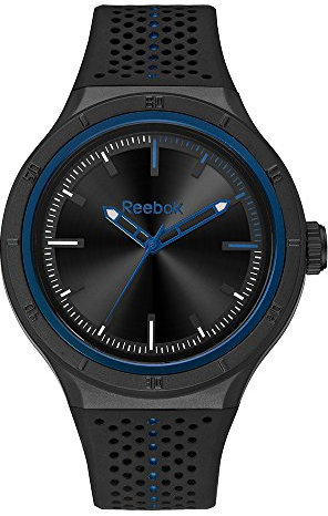 Reebok Reloj Analógico para Hombre de Cuarzo con Correa en Silicona RF-MES-G2-PBIB-BN