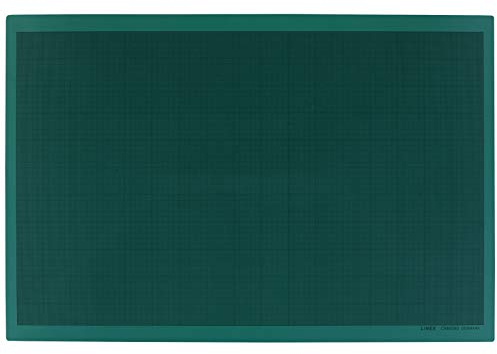 Linex Schneidematte A1 60x90cm, mit mm-Raster, selbstheilende Schnittfläche, grün, 10 Stück