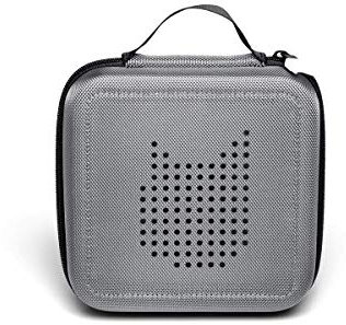 tonies Transporter, Travel Case Audio Characters, Hardshell Case for up to 20 Figurines for use with Your Toniebox Portable Speaker (Sold Separately), Ages 3+, Colour: Grey