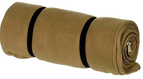 MFH Fox Outdoor Fleece Schlafsack Coyote Tan