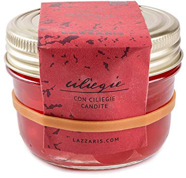 Lazzaris 1901 - Mostarda di ciliegie rosse 250 g Gourmet - 4vasi per cartone